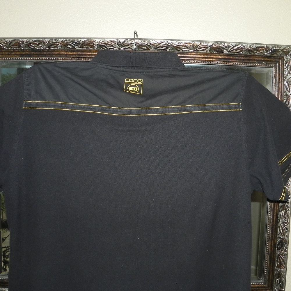 COOGI Australia black / yellow polo Size 4XL - Picture 6 of 8